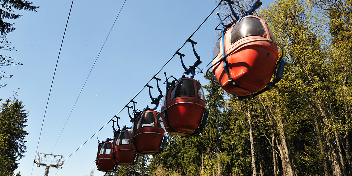 Access – by cable car, by walk, by car