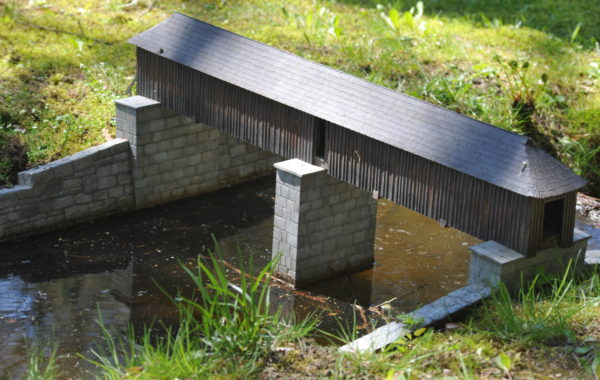 Wooden bridge Rechle u Lenory