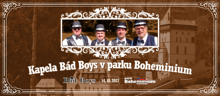 Kapela Bád Boys v parku Boheminium