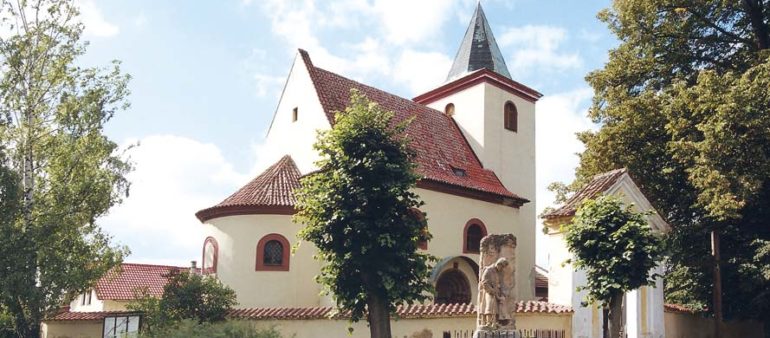 Nový model kostela sv. Václava v Hrusicích