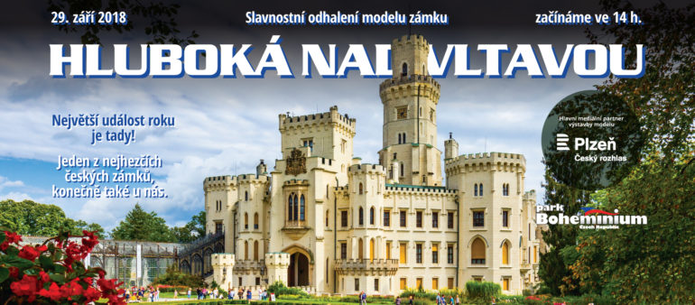 Slavnostní odhalení modelu Hluboké